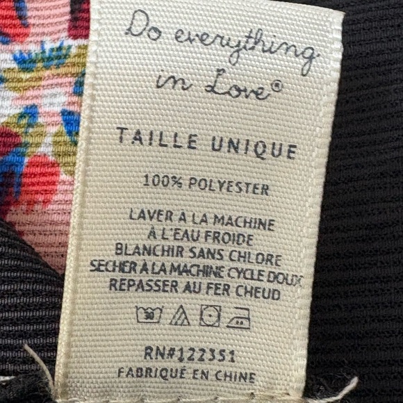 Anthropologie’s Do Everything in Love Black Red Pink Olive Floral Kimono - Picture 9 of 12